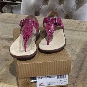 Ugg Jannell Girls Sandal  NWB Size 4